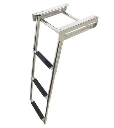 Трап телескопический с салазками "Мореман", ширина 300 мм, 3 ступени, длина 405/1155 мм (10247438)