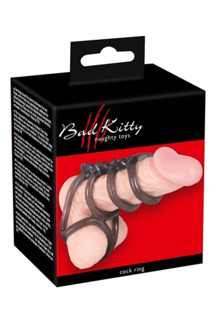 Насадка на пенис и мошонку с гребнем Penis Hodenring