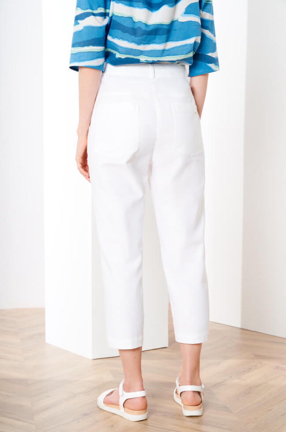 3825 Брюки женские (белый)