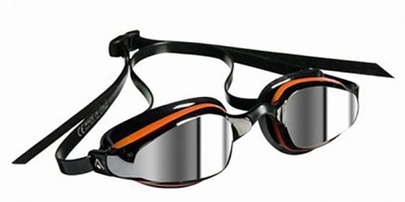 Очки для плавания Aqua Sphere K180+ Mirror Titanium orange/black зеркало линзы