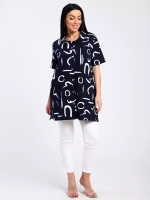 Туника-рубашка хлопок большие размеры