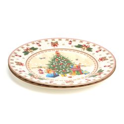 НАБОР ТАРЕЛОК ОБЕДЕННЫХ LEFARD "ЕЛКА" 2 ШТ. 27 СМ (КОР=9НАБ.)