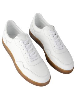 Женские кеды на шнурках белого цвета