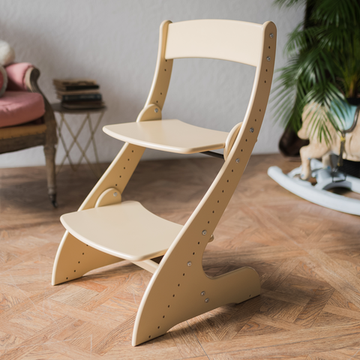 Растущий стул "ПАВЛИН", бежевый