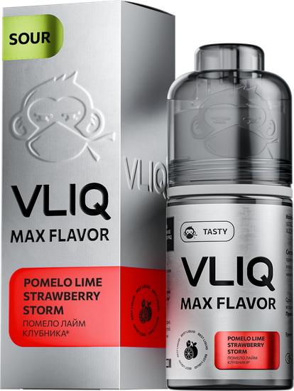Ароматизатор VLIQ MAX Flavor Sour Помело Лайм Клубника