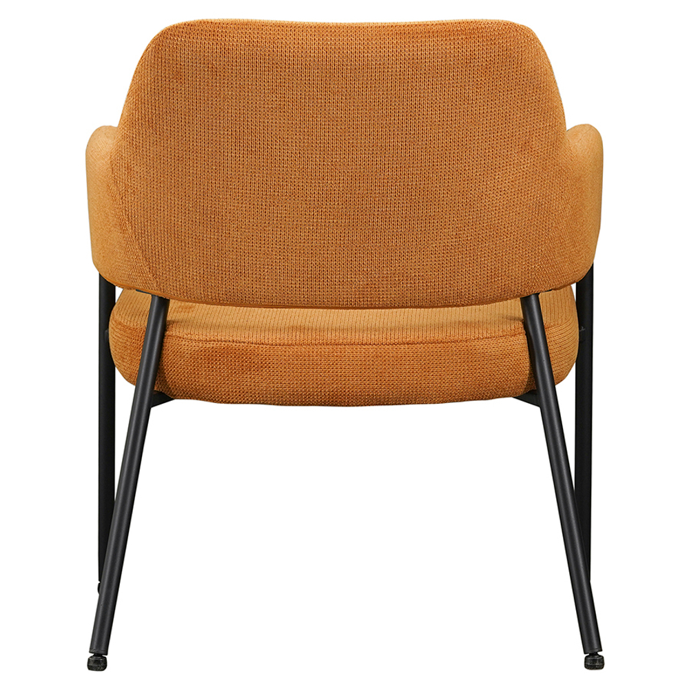 Кресло wendy, фактурный шенилл, охра