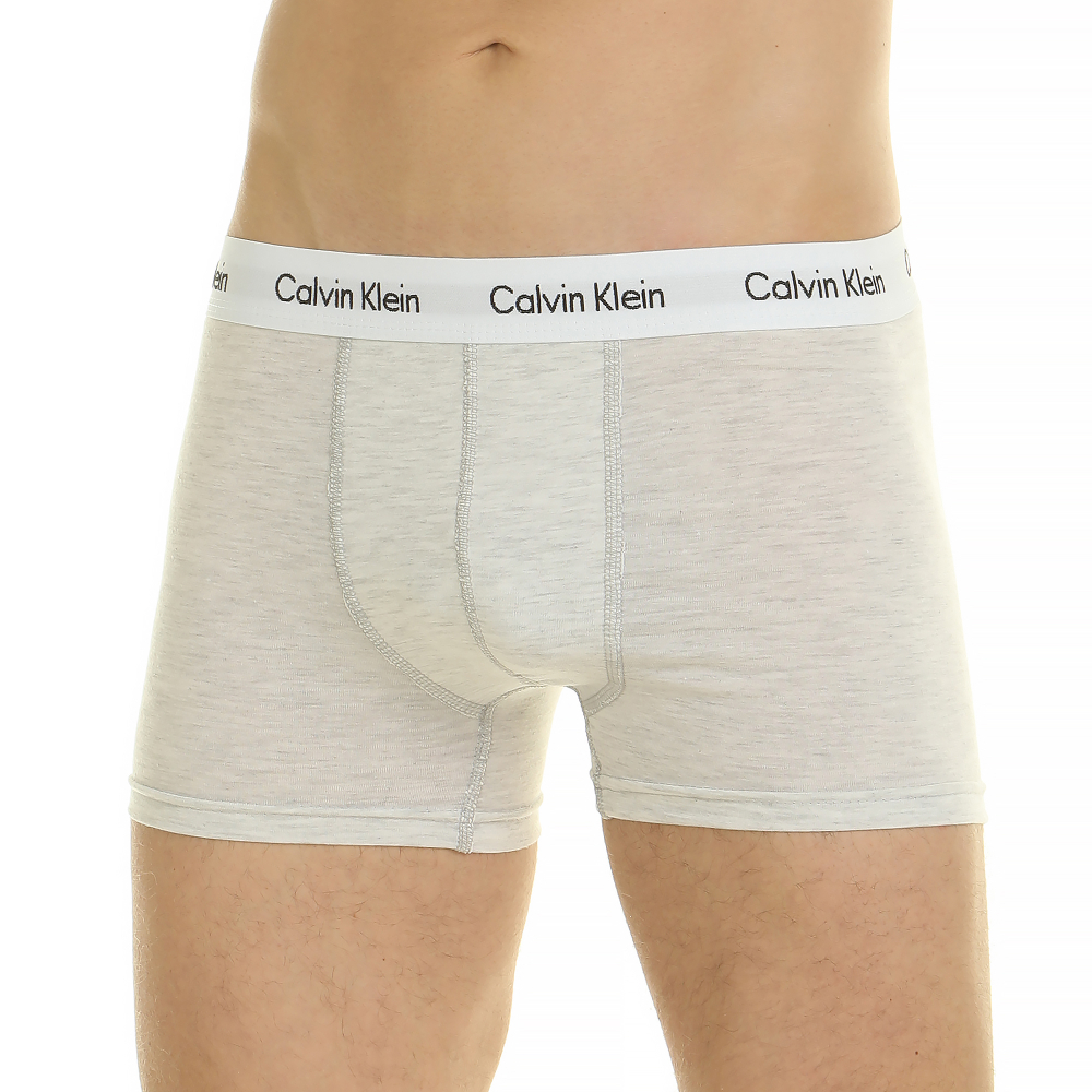 Мужские трусы боксеры светлый меланж Calvin Klein