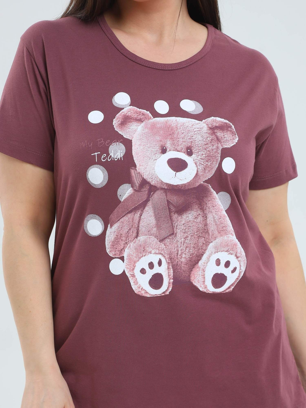 Пижама х/б бриджи+футболка УБФ0038