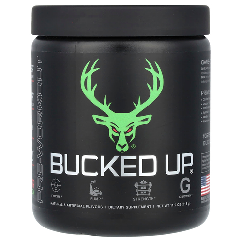 Bucked Up, Перед тренировкой, арбуз, 318 г (11,2 унции)