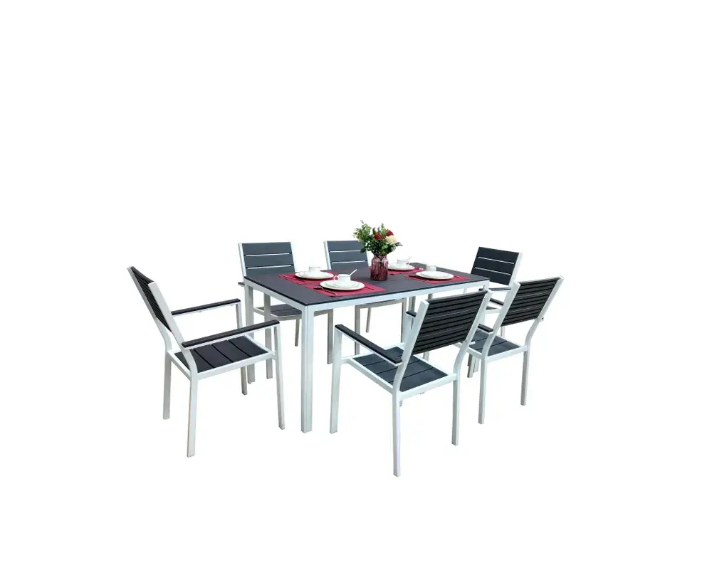 Набор дачной мебели "Викинг 8" ( серый, белый , бежевый)