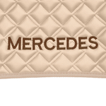 Ковры MERCEDES Actros MP3 (автомат) с шахтой (экокожа, бежевый, бежевый кант, коричневая вышивка)