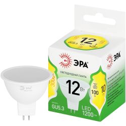 Лампа светодиодная ЭРА GREEN LINE LED MR16-12W-830-GU5.3 GL 12Вт софит теплый свет GU5.3 | Лампы cветодиодные Точечные (Софиты) (MR, PAR)
