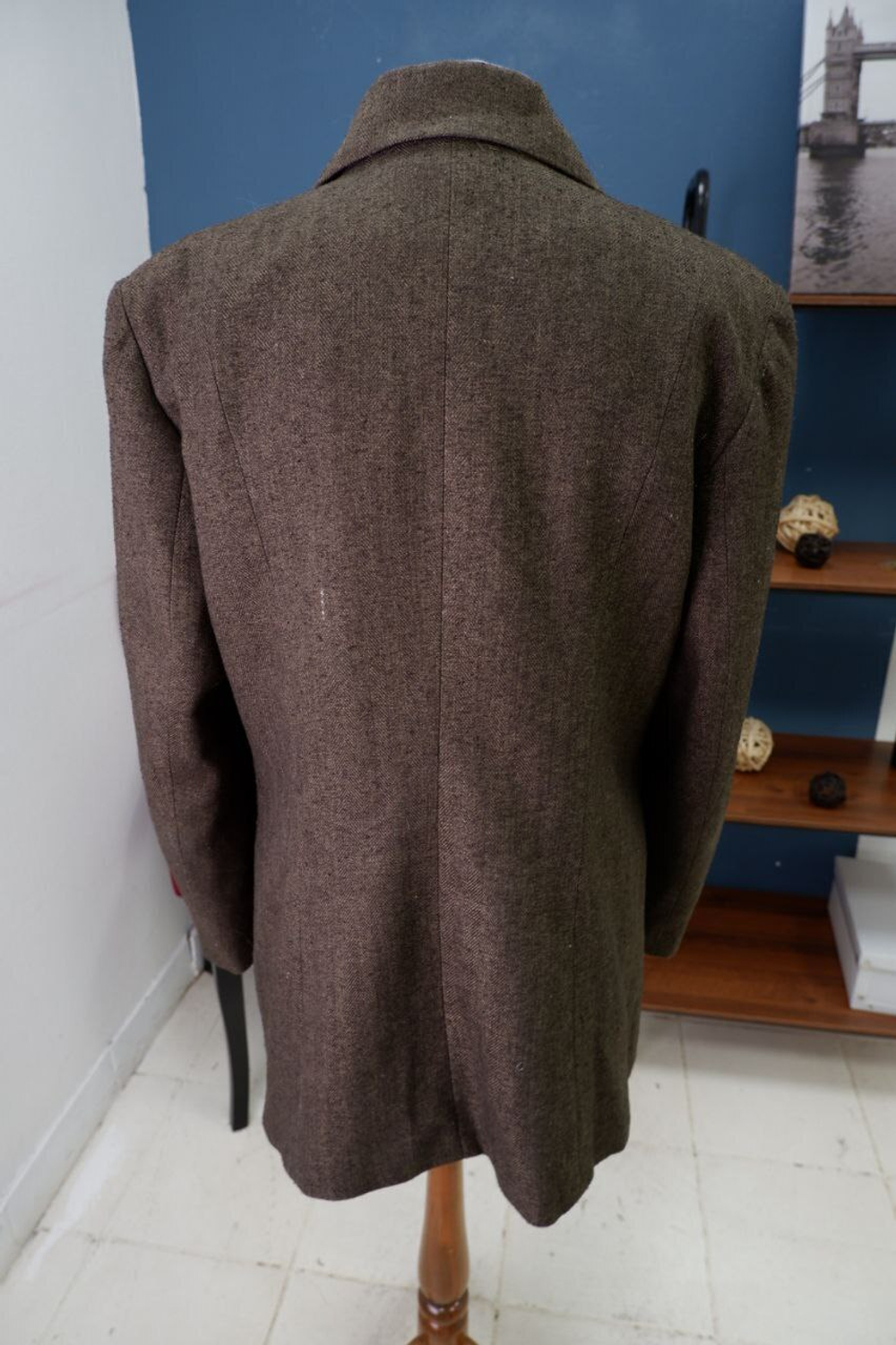 Пиджак коричневый 54 размер