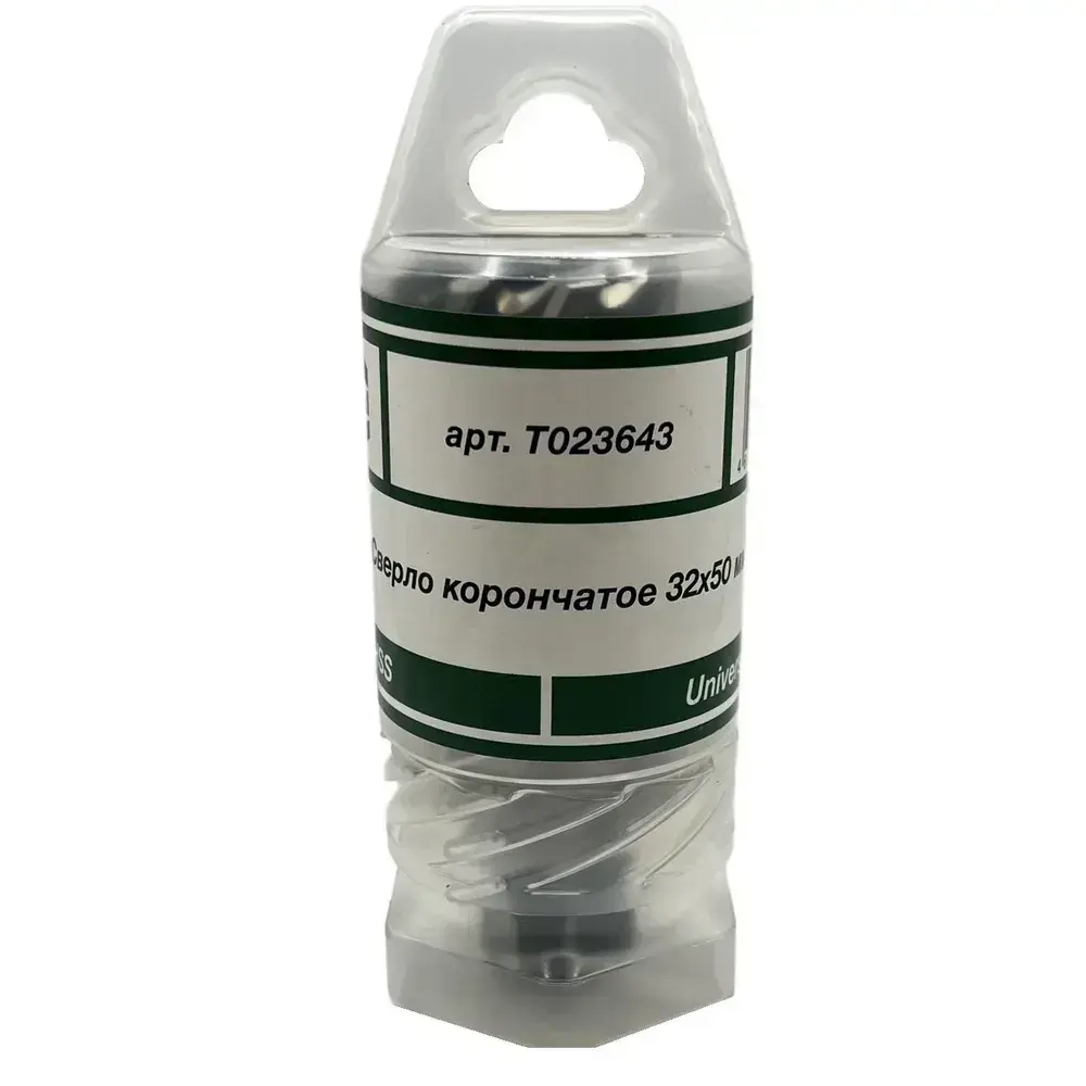 Сверло корончатое 32х50 мм, HSS, Universal / Weldon 19 TORNERI