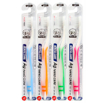 Набор зубных щеток c наночастицами серебра (cверхтонкая двойная щетина средней и мягкой жесткости) Dental Care Nano Silver Toothbrush Set 4шт