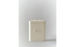 Zara Home Коробка для хранения из металла, цвет кремовый, 20.5 см