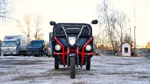 Грузовой электрический трицикл WHITE SIBERIA SIBTRIKE PRO CARGO 2000W (60V/36Ah) - версия 2025 года фото №18