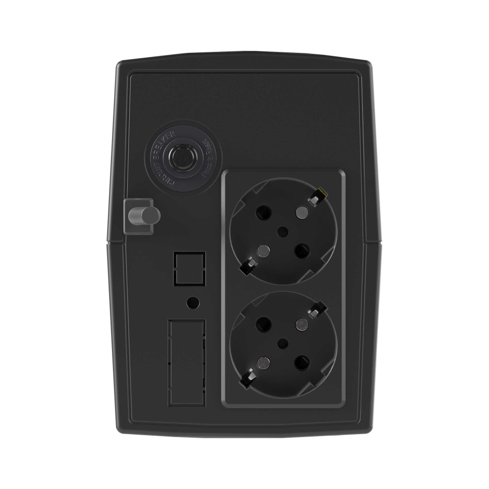 Линейно-интерактивный ИБП ДКС серии Info, 600 ВА/360 Вт, 1/1, 2xSchuko,1x7Aч