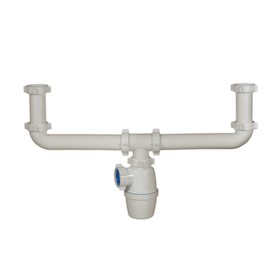 40090 Сифон двойной без вып. 1 1/2  40 ОРИО (23/1шт)