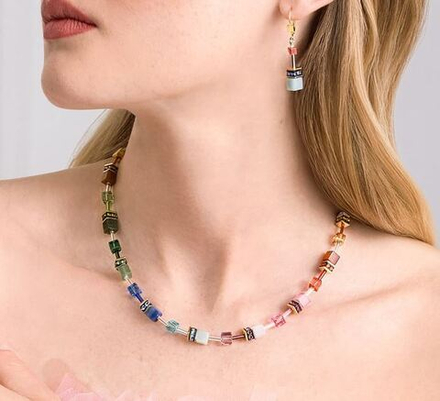 Серьги Coeur de Lion Multicolour Rainbow 4905/20-1520