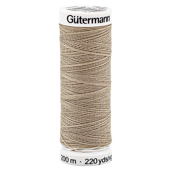 Нитки универсальные Gutermann Sew-all 100 (200 метров), 5 кат. | 854 пастельно-болотный