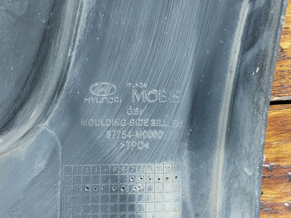 Накладка порога правого Hyundai Creta 1 (GS) 16-21 Б/У Оригинал 87754M0000