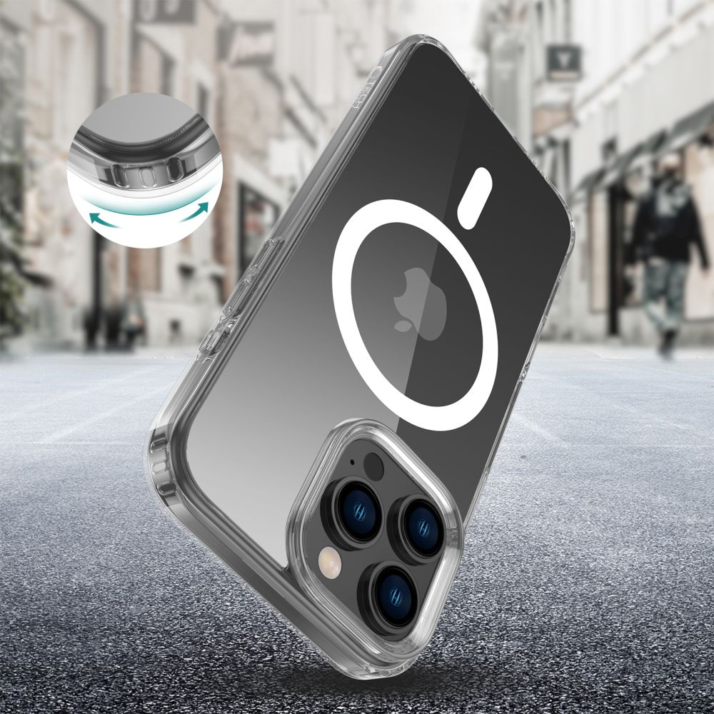 Чехол TECH-PROTECT FLEXAIR HYBRID Magsafe iPhone 16 PRO MAX CLEAR