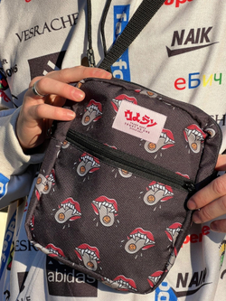 Сумка OLDY Губы Чёрный XL