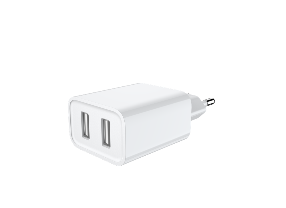 СЗУ JELLICO C6 2USB-A 2.4A 12W (White)