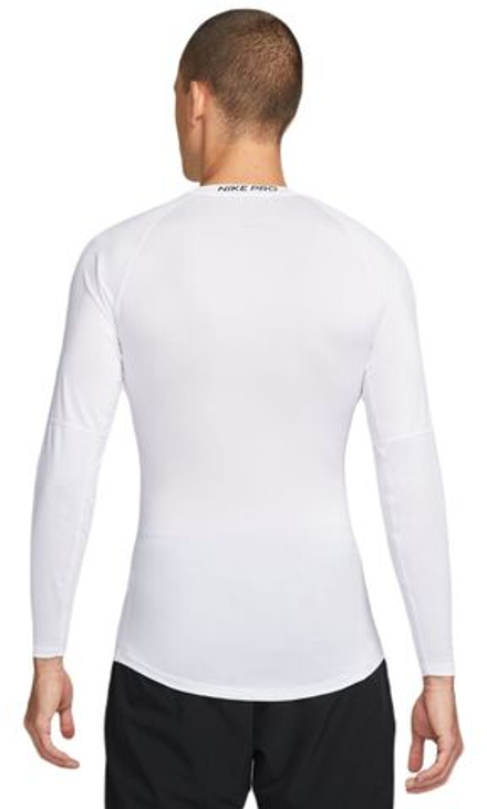 Термобелье Nike Pro Dri-FIT Tight Long-Sleeve Fitness Top - White