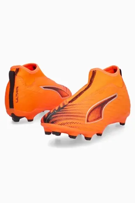 Бутсы Puma Ultra 6 Match+ LL FG/AG Junior - оранжевый