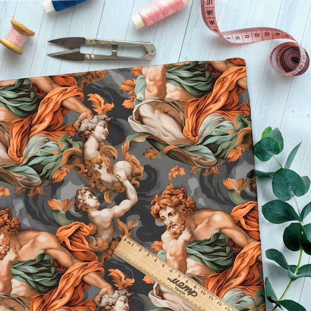 Ткань Барби фантазия на тему искусства