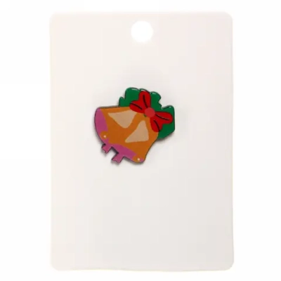 Значок «Новогодняя коллекция - Колокольчики», 2.5*2 см