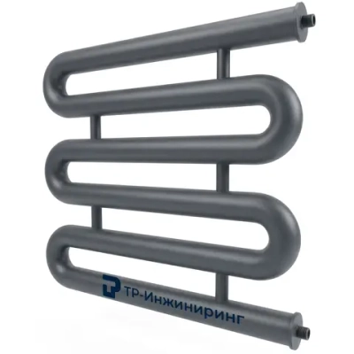 Регистр отопления РЗП-6x114x4,0-6000 шестирядный змеевиковый с плоскими заглушками