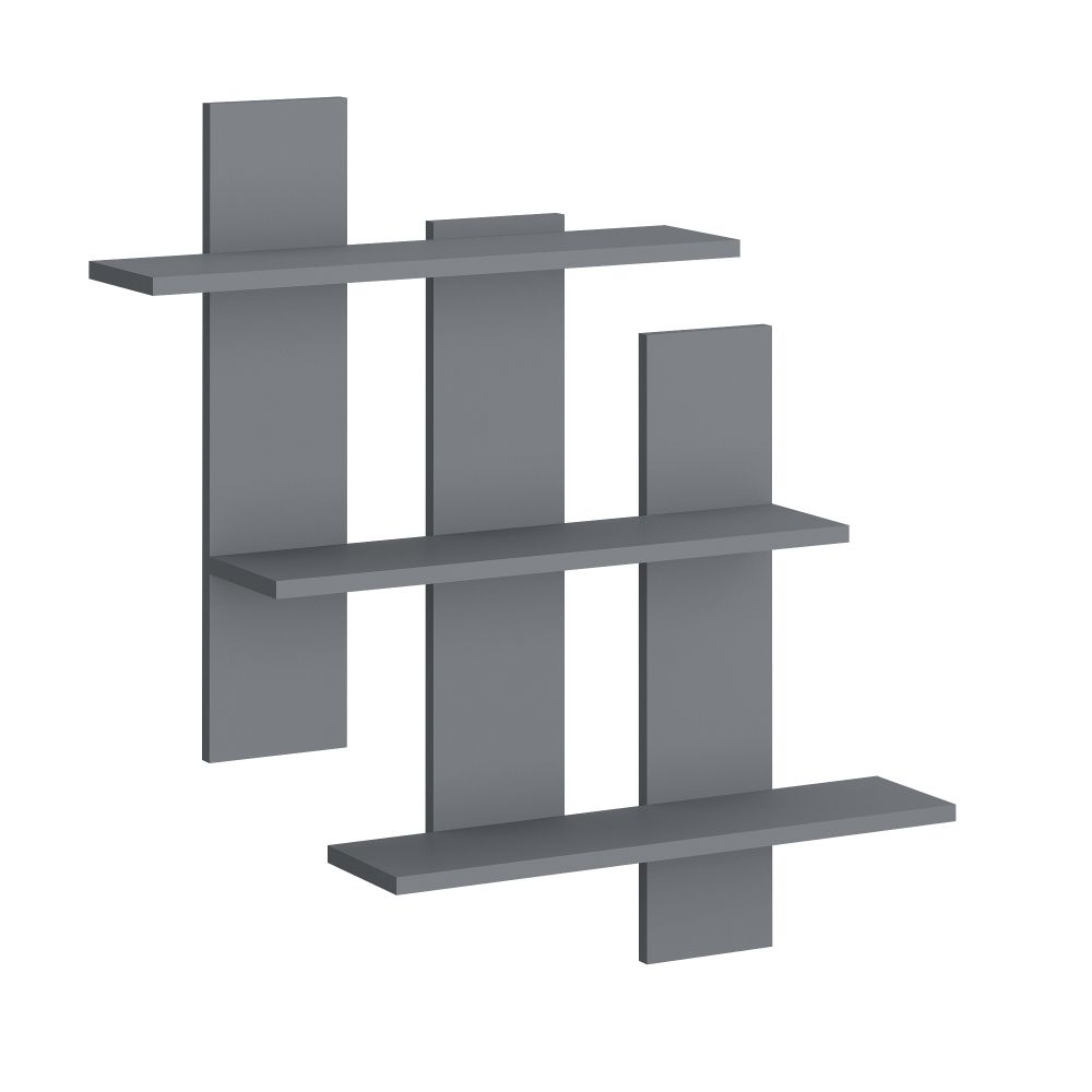 Полка навесная 5 Дублин (графит), МФ 1+1, г. Уфа