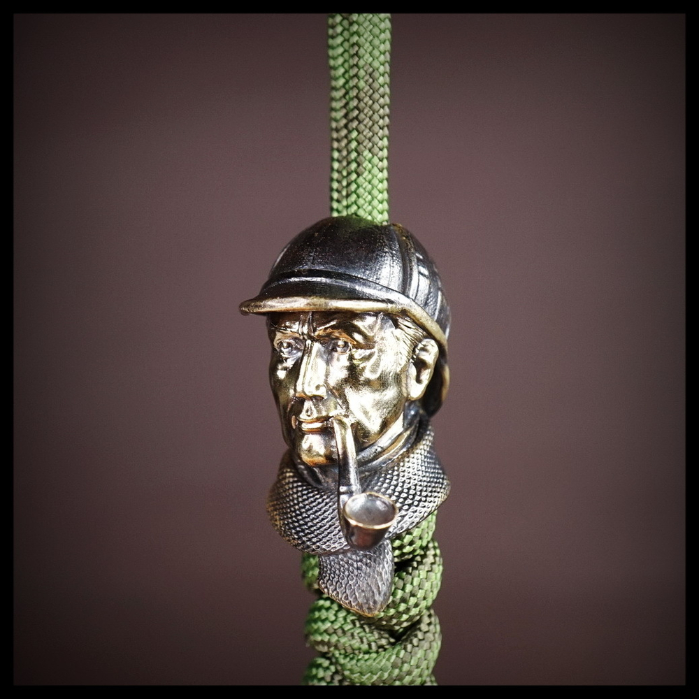 Темлячная бусина "Шерлок" для ножей , латунь