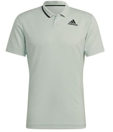 Мужское теннисное поло Adidas US Series Polo - зеленый