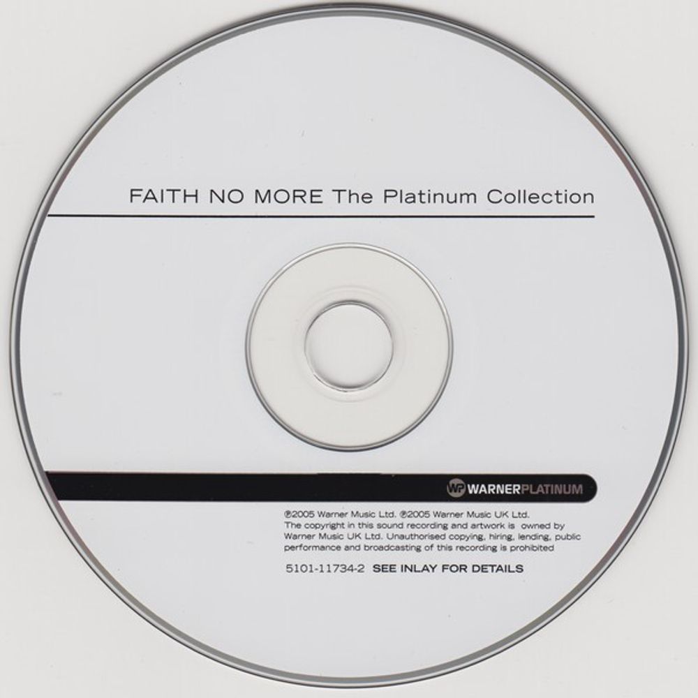 CD Faith No More - The Platinum Collection (Великобритания 2005г.)