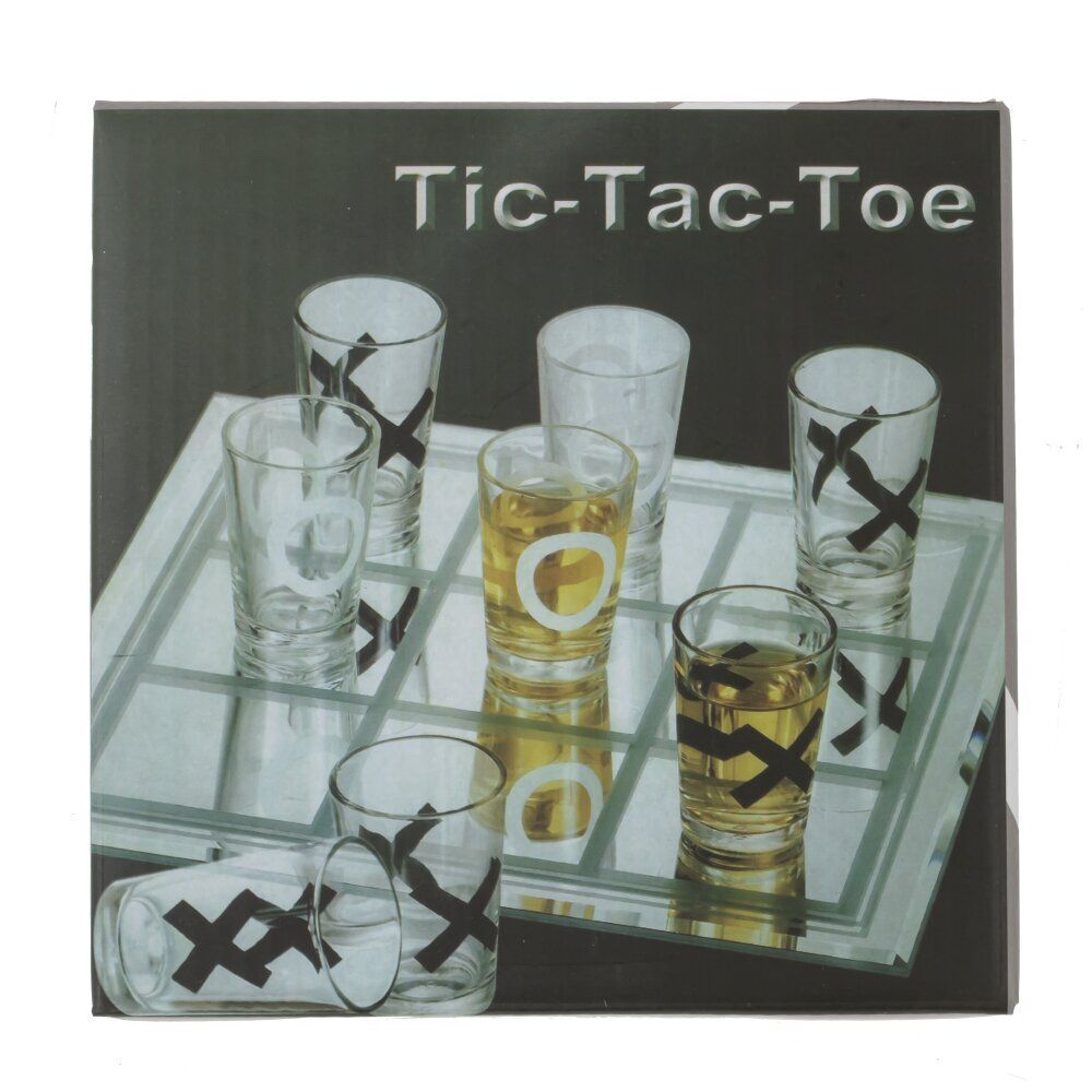 GAEM Игра настольная (питейная) "Крестики-нолики", L15 W4 H15 см