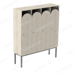 Шкаф детский для одежды 4 СЕКЦИИ