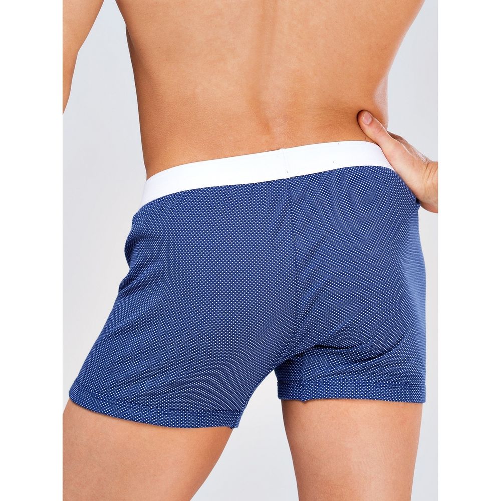 Мужские трусы боксеры синие Opium Brief R113