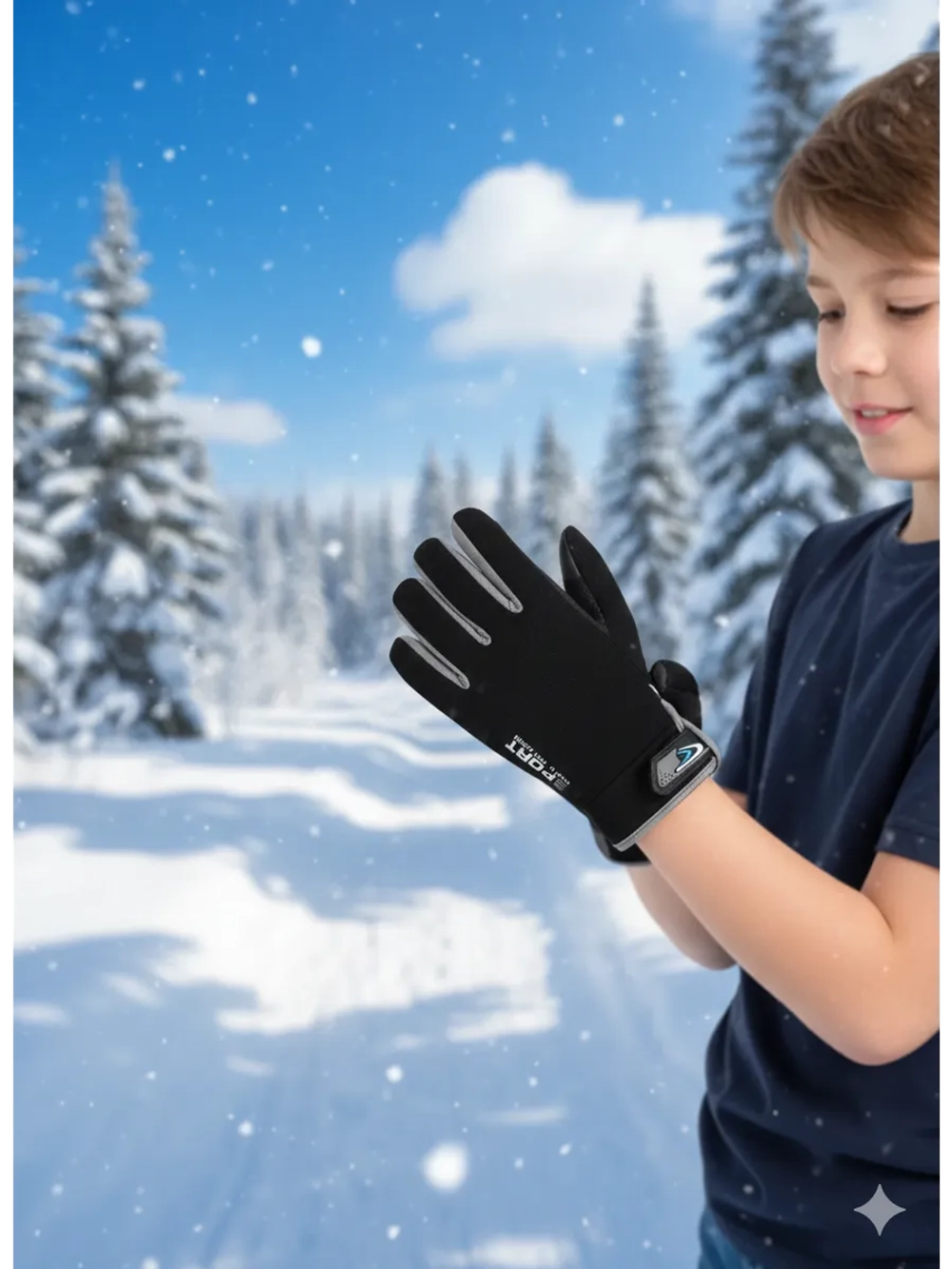 Перчатки зимние сенсорные утепленные