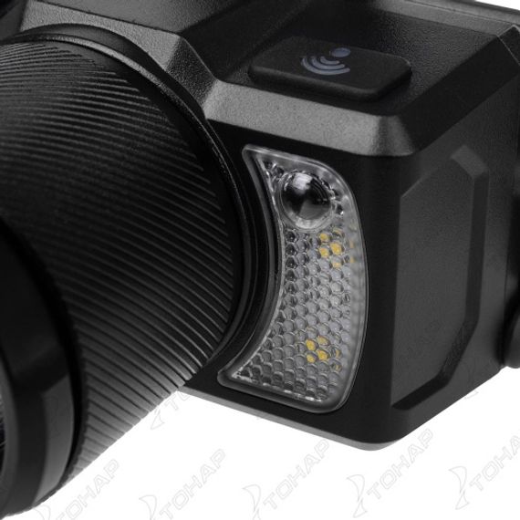 Фонарь налобный сенсорный 800 LM, IP43, USB (N-FN-HL25) NISUS