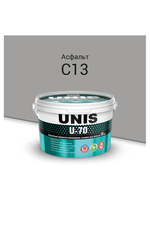 UNIS U-70 цементно-полимерная армированная затирка для швов  С13 асфальт 2 кг