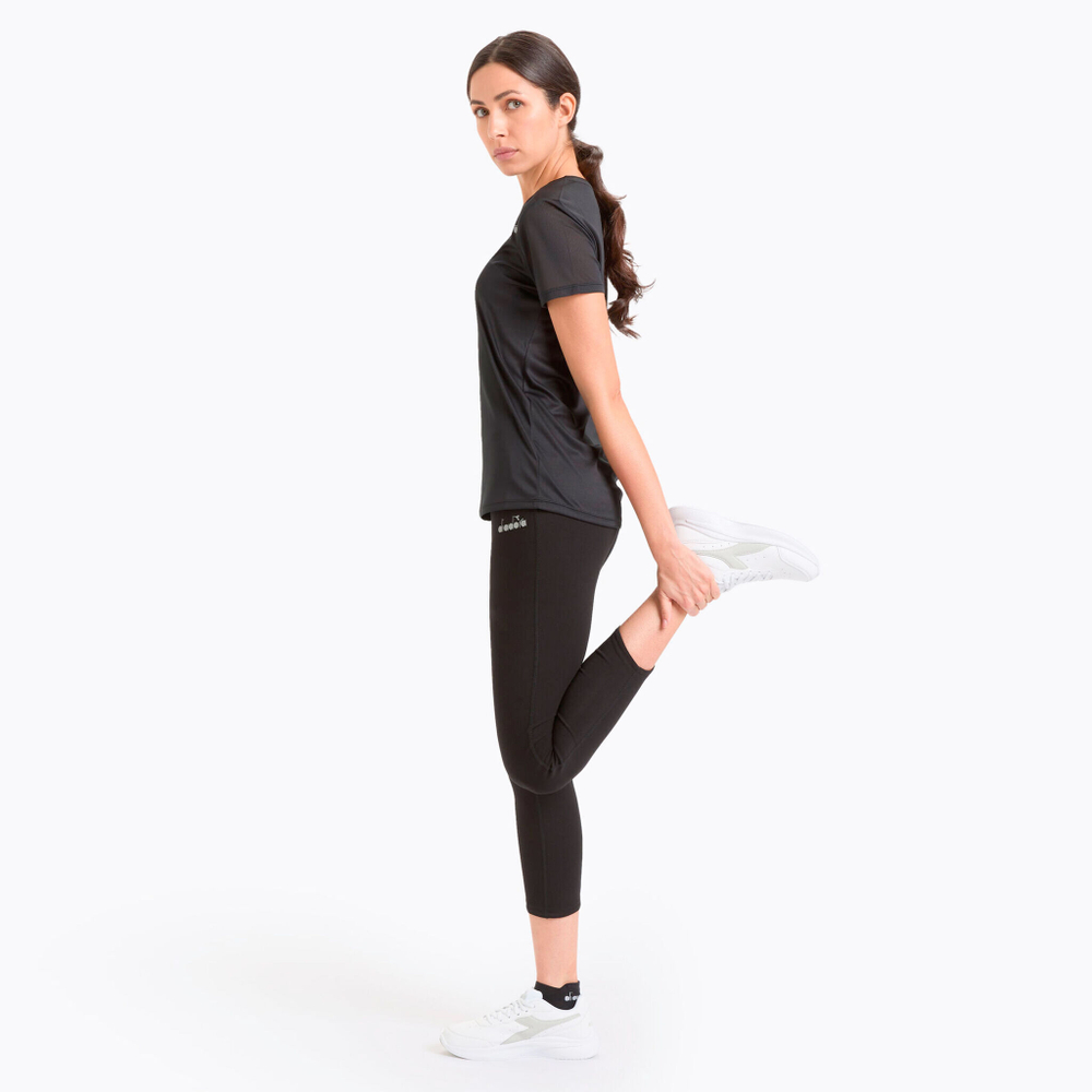 Женские теннисные брюки Diadora L. 7/8 STC Be One Tight Women - Black