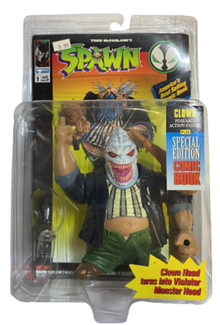 SPAWN - CLOWN - Экшн-фигурка и комикс Спаун