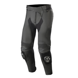 ALPINESTARS Мотобрюки мужские кожаные MISSILE V2 LEATHER PANTS AIRFLOW черные