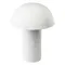 Лампа настольная texture sleek, D32x42 см, белая