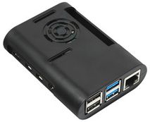 Корпус для Raspberry Pi 4 (LT-4A01 / пластик / чёрный)