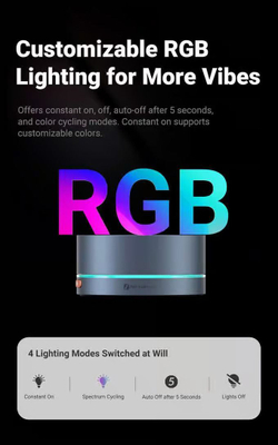 Интерфейс регулировки громкости с RGB-подсветкой Fosi Audio VOL20